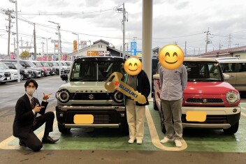 【祝ご納車】ワイルドな軽と言ったらこれ！！ハスラータフワイルド納車！！